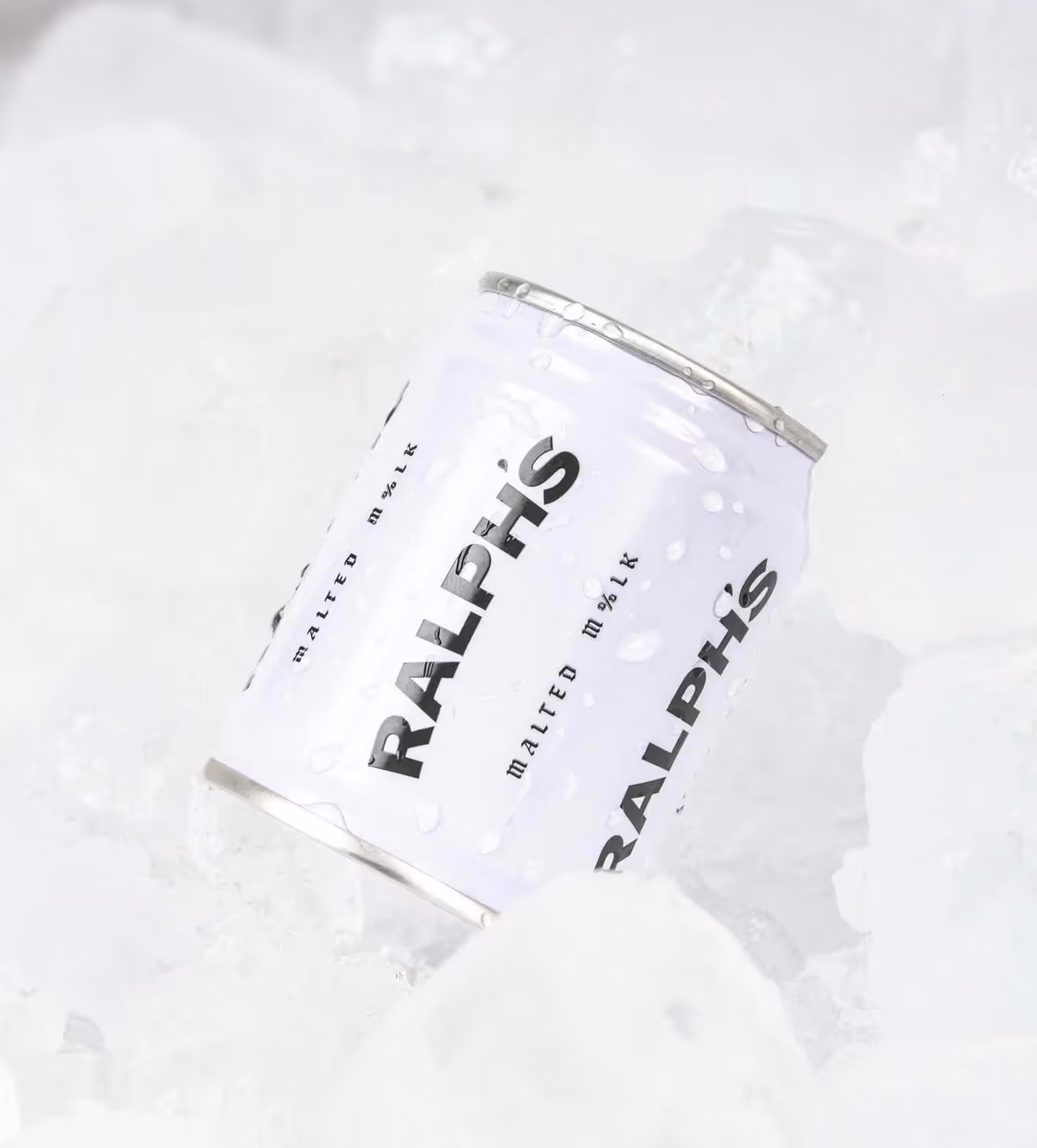 Ralph's Malted Mlk on a pile of ice