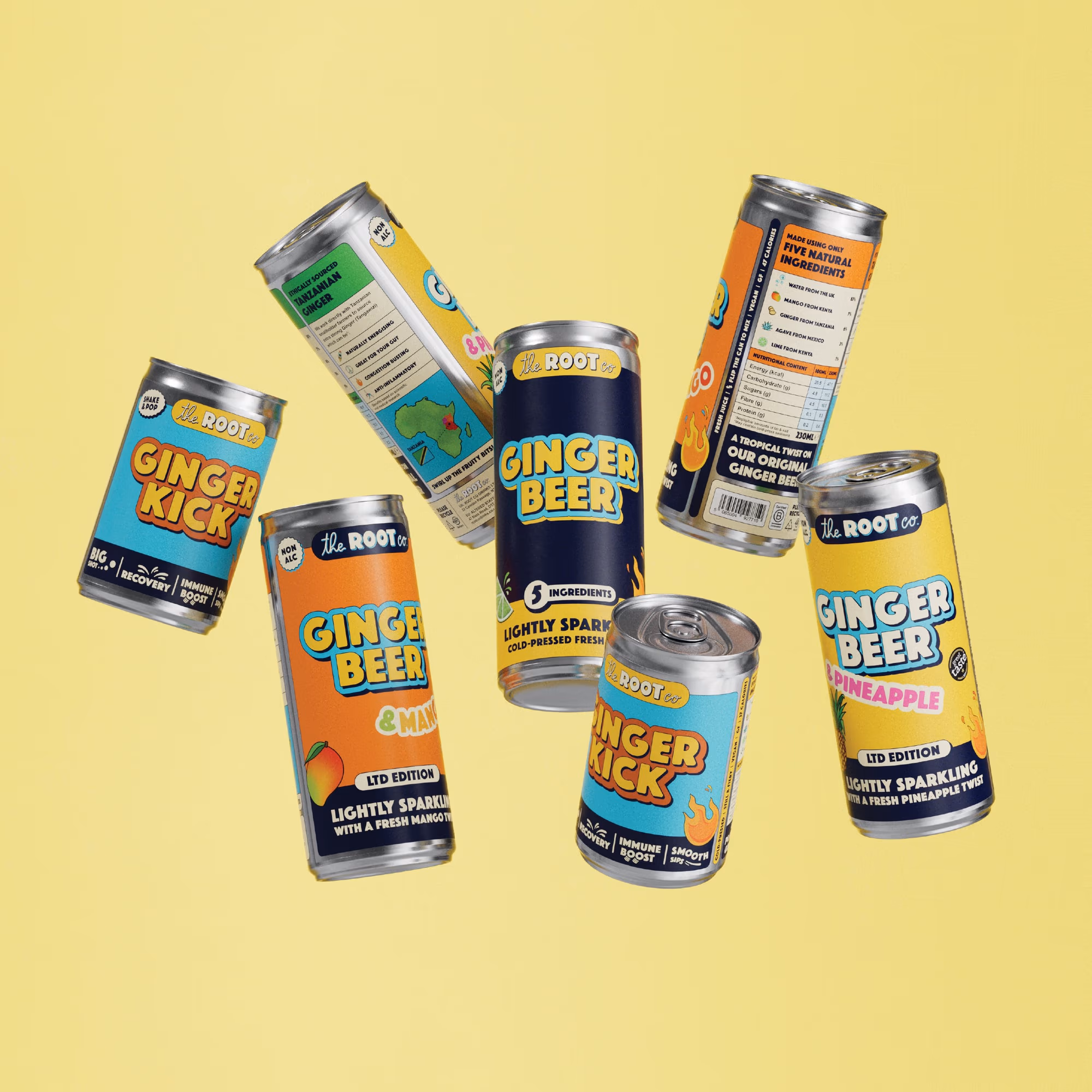 The Root Co. premium ginger beer range